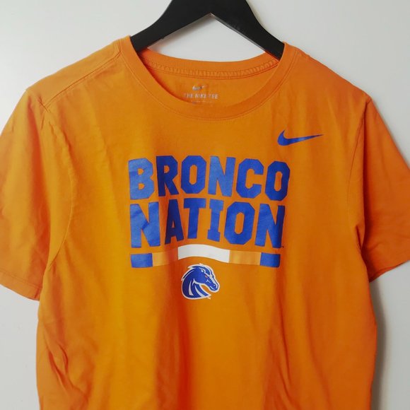 Nike Bronco Nation Athletic Cut T Shirt Sports Active Football Graphic Tee L - Picture 8 of 10